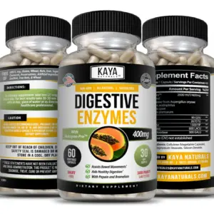 Image of Digestive Enzymes Supplement with Prebiotics & Probiotics – Digestive Health Support, 3x60ct