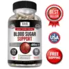 Image of Blood Sugar Support Supplement with Alpha Lipoic Acid – 120 Capsules