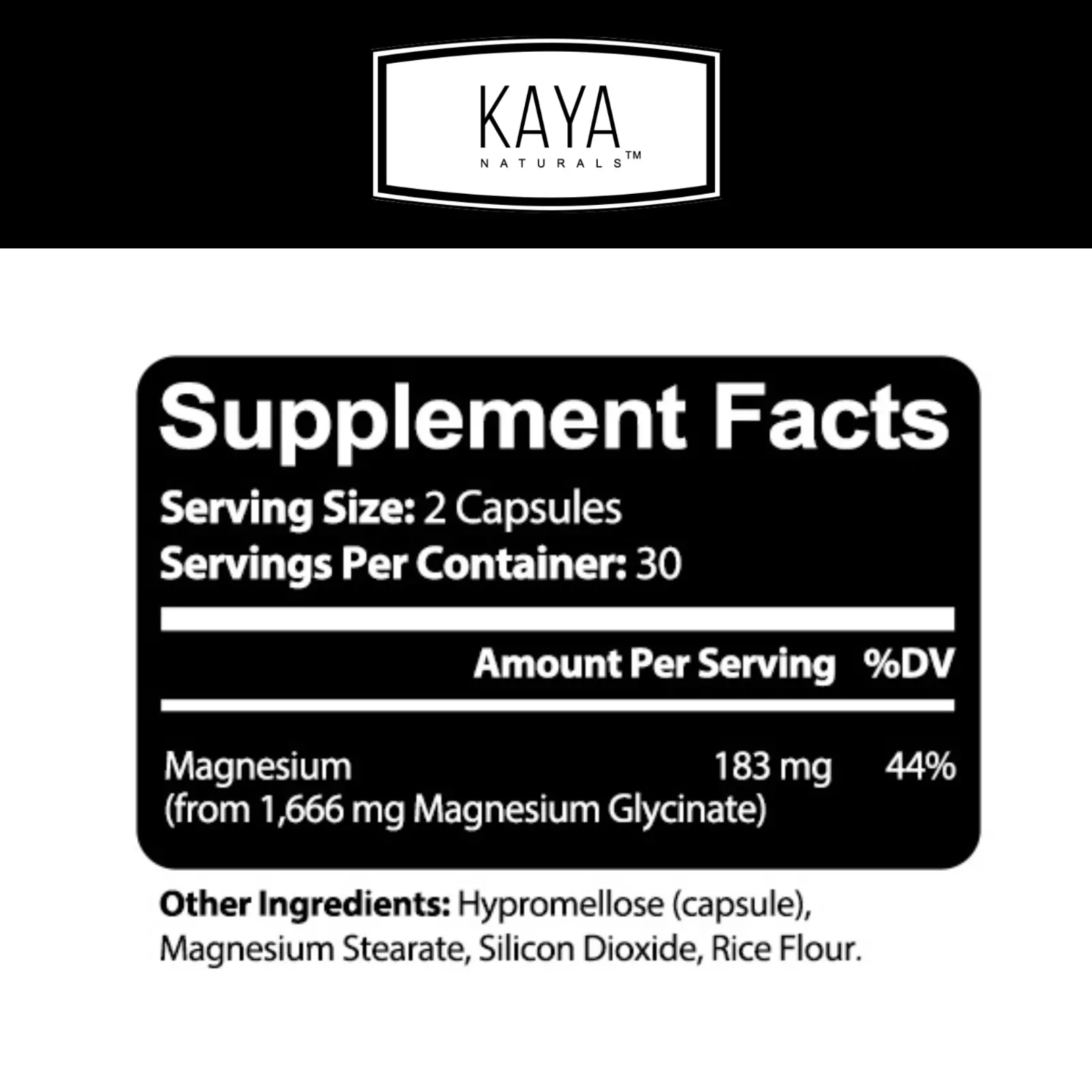 Image of Magnesium Glycinate Supplement for Sleep & Bone Support – 60 Capsules