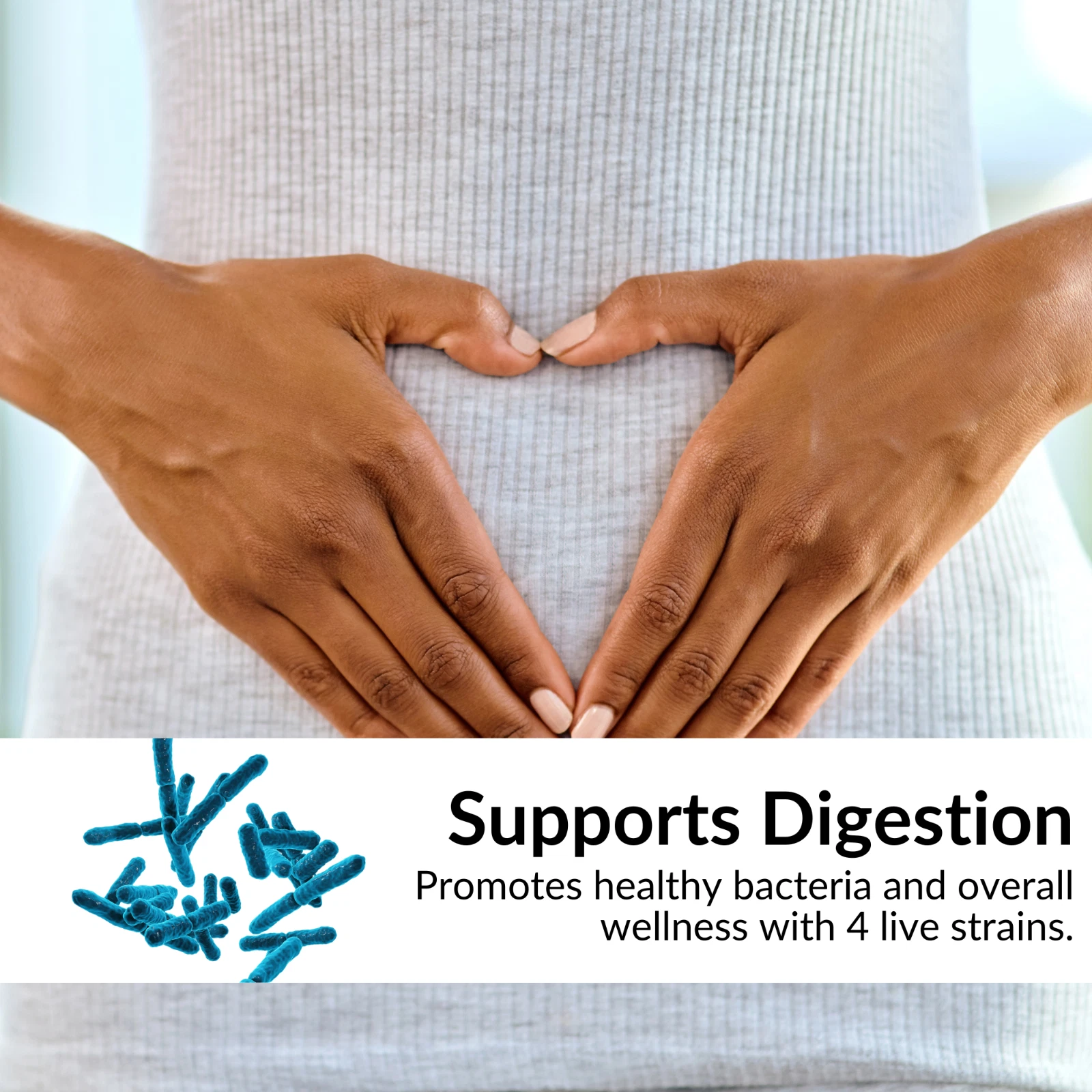 Image of Probiotic Supplement 60 Billion CFU with Prebiotics – Digestive & Immune Support, 60 Capsules