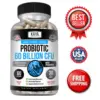 Image of Probiotic Supplement 60 Billion CFU with Prebiotics – Digestive & Immune Support, 60 Capsules