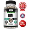 Image of DIM Ultra Supplement for Hormone & Health Support – 60 Capsules with Bioperine