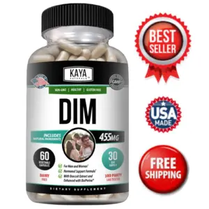 Image of DIM Ultra Supplement for Hormone & Health Support – 60 Capsules with Bioperine