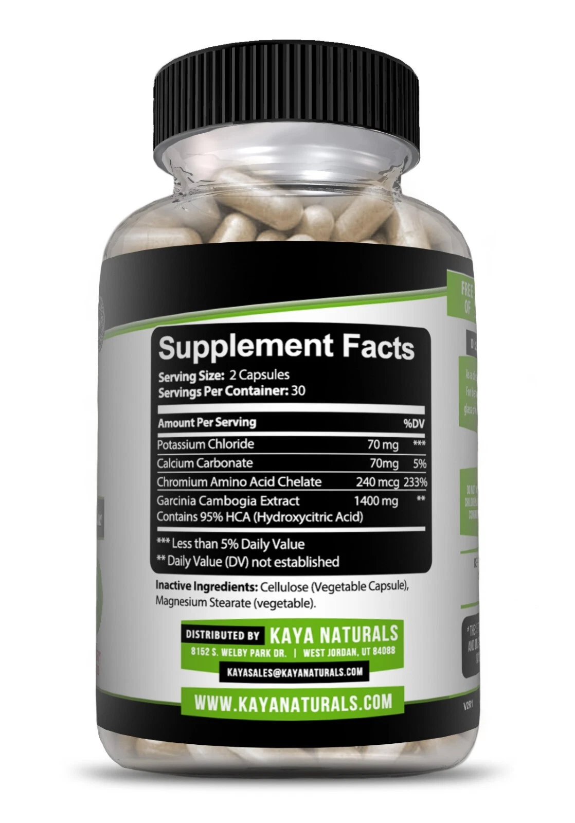 Image of Garcinia Cambogia Supplement for Weight Loss Support – 3 Pack, 60 Capsules