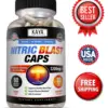 Image of L-Arginine Nitric Oxide Supplement for Libido & Testosterone Support – Nitric Blast, 60 Capsules