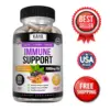 Image of Elderberry Immune Support Supplement – Vitamin C, Zinc, Probiotics & Echinacea