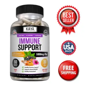 Image of Elderberry Immune Support Supplement – Vitamin C, Zinc, Probiotics & Echinacea