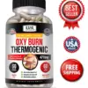 Image of Thermogenic Fat Burner for Weight Loss & Appetite Control – OXY Burn 471mg