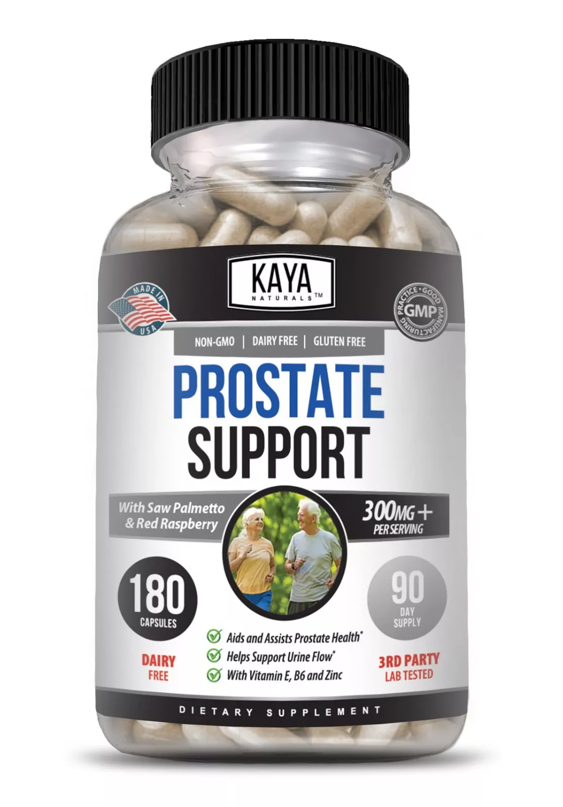 Image of Saw Palmetto Prostate Health Supplement – Bladder & DHT Support, 180 Capsules