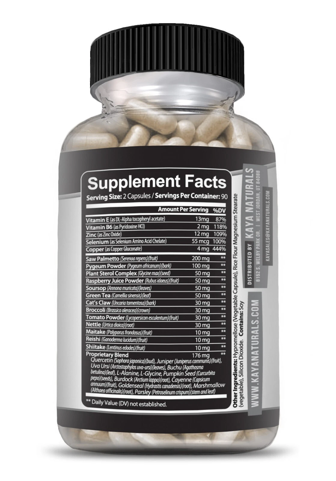 Image of Saw Palmetto Prostate Health Supplement – Bladder & DHT Support, 180 Capsules
