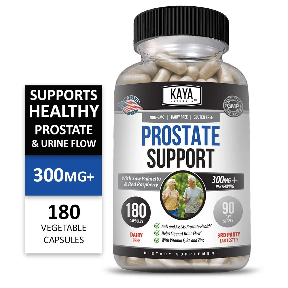 Image of Saw Palmetto Prostate Health Supplement – Bladder & DHT Support, 180 Capsules