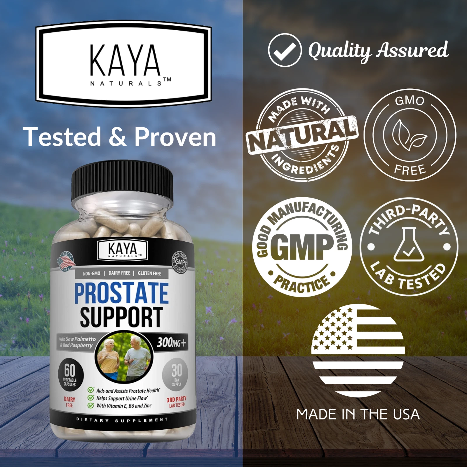 Image of Saw Palmetto Prostate Health Supplement – Bladder & DHT Support, 180 Capsules