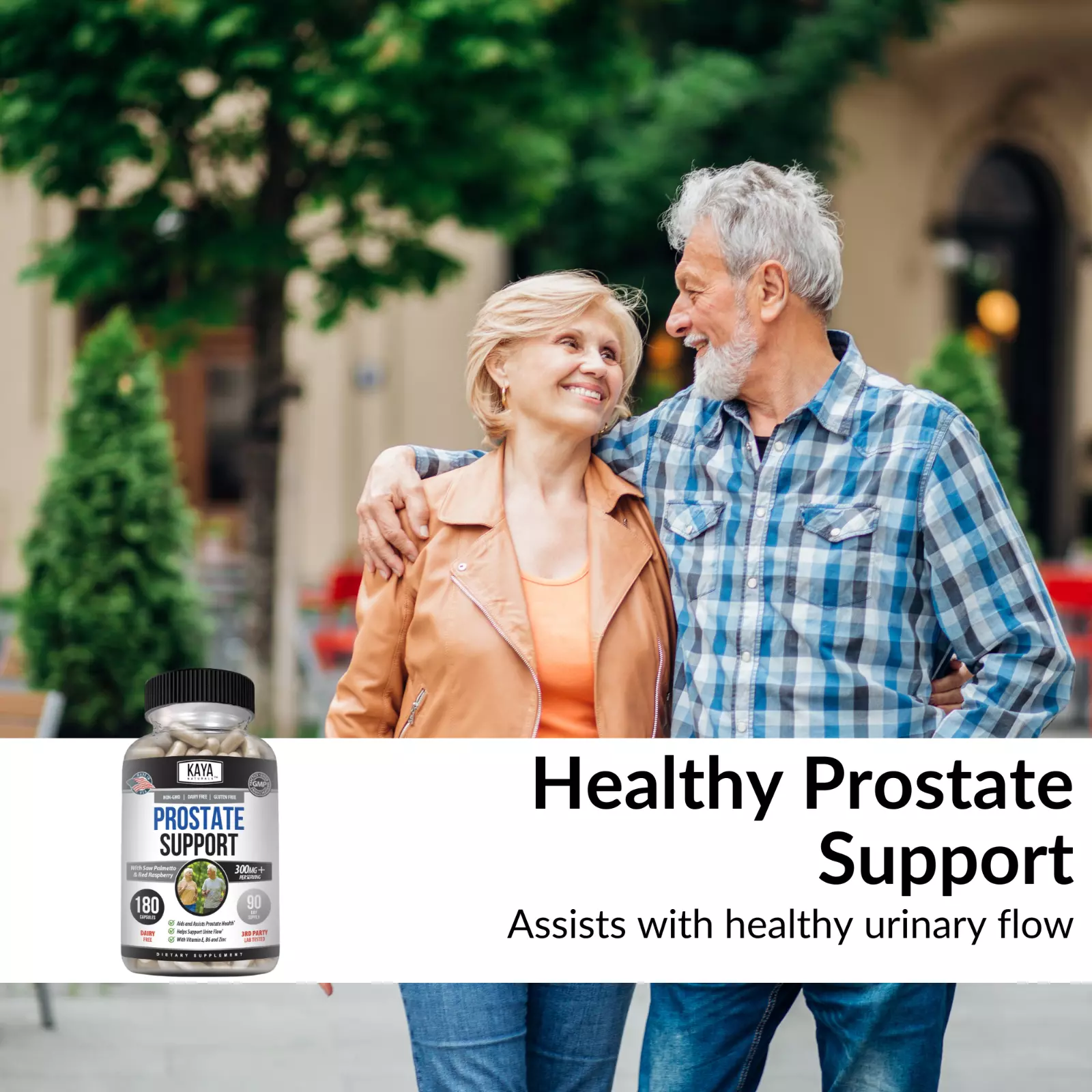 Image of Saw Palmetto Prostate Health Supplement – Bladder & DHT Support, 180 Capsules