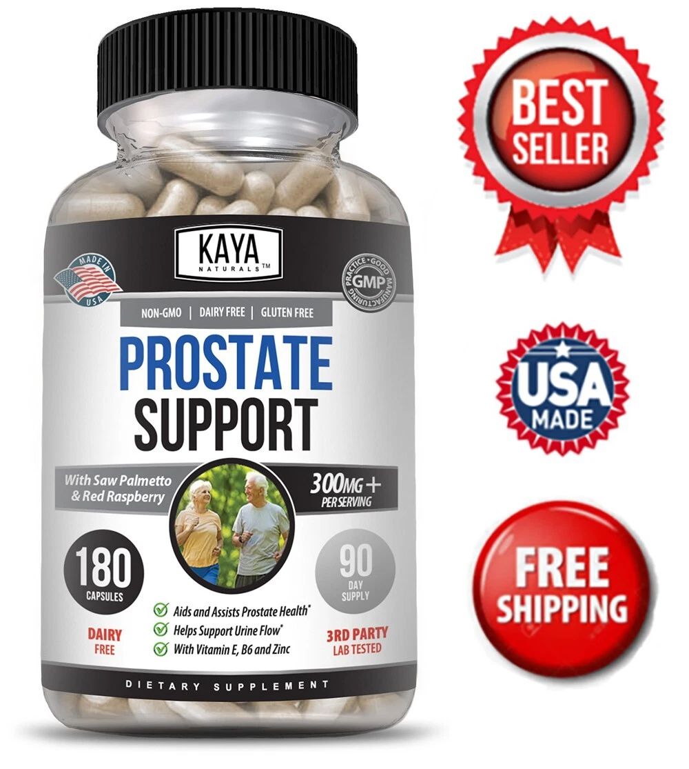 Image of Saw Palmetto Prostate Health Supplement – Bladder & DHT Support, 180 Capsules