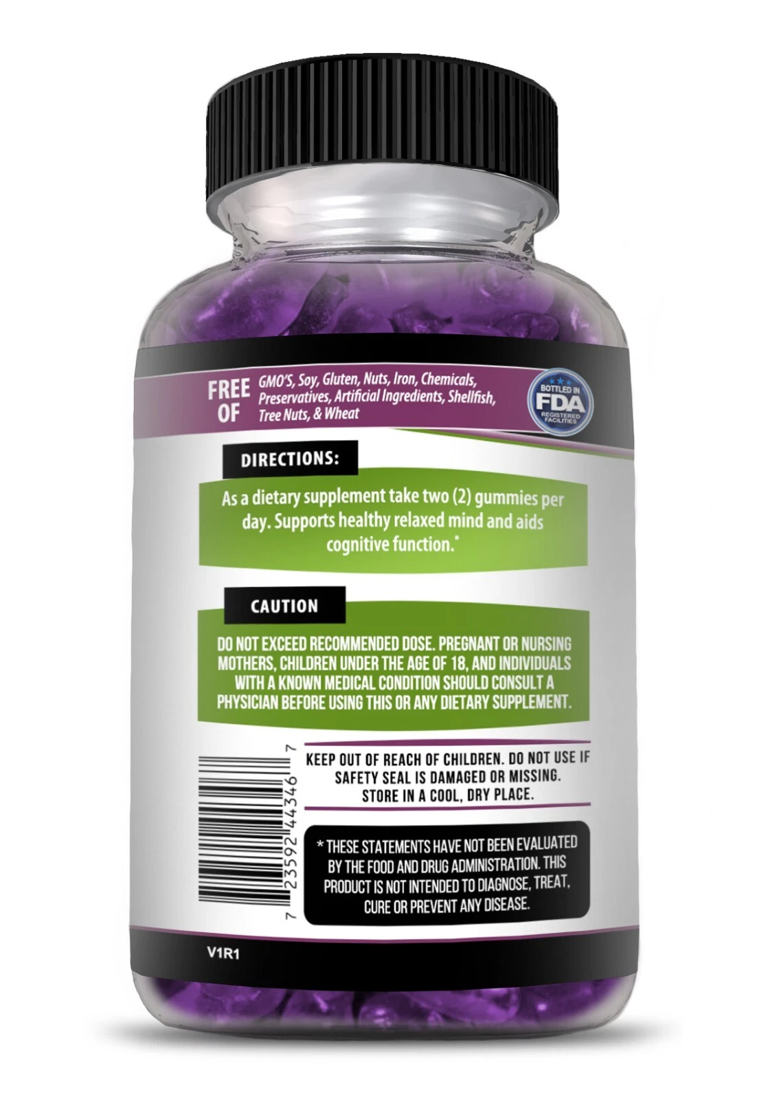 Image of Ashwagandha Gummies for Stress & Calm Support – 60ct, Natural Flavor