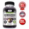 Image of Ashwagandha Gummies for Stress & Calm Support – 60ct, Natural Flavor