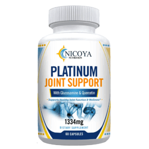 (1 Pack) Glucosamine Platinum Joint Support for Pain Relief & Mobility – 1334MG - 60 Capsules