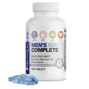 (1 Pack) Men’s Multivitamin Supplement Daily Multivitamin – 180 Tablets, 50+ Complete Formula