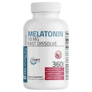 (1 Pack) Melatonin Tablets Sleep Aid Supplement, Fast Dissolve, Cherry Flavor, 360 Count