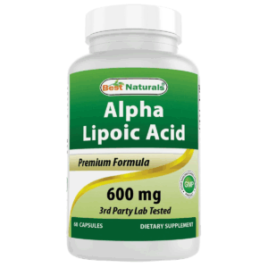 (1 Pack) Alpha Lipoic Acid 600 mg 60 Capsules – Powerful Antioxidant Supplement