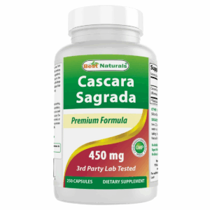 (1 Pack) Cascara Sagrada Capsules 450 mg – Natural Digestive Support – 250 Count