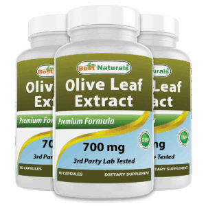 (3 Pack) Olive Leaf Extract 700mg Capsules | Immune Support Supplement, 90 Count