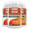MSM 1500 mg 180 Tablets – Joint Support Tablets