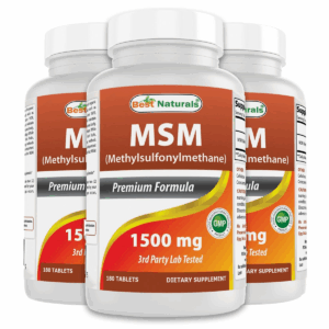 MSM 1500 mg 180 Tablets – Joint Support Tablets
